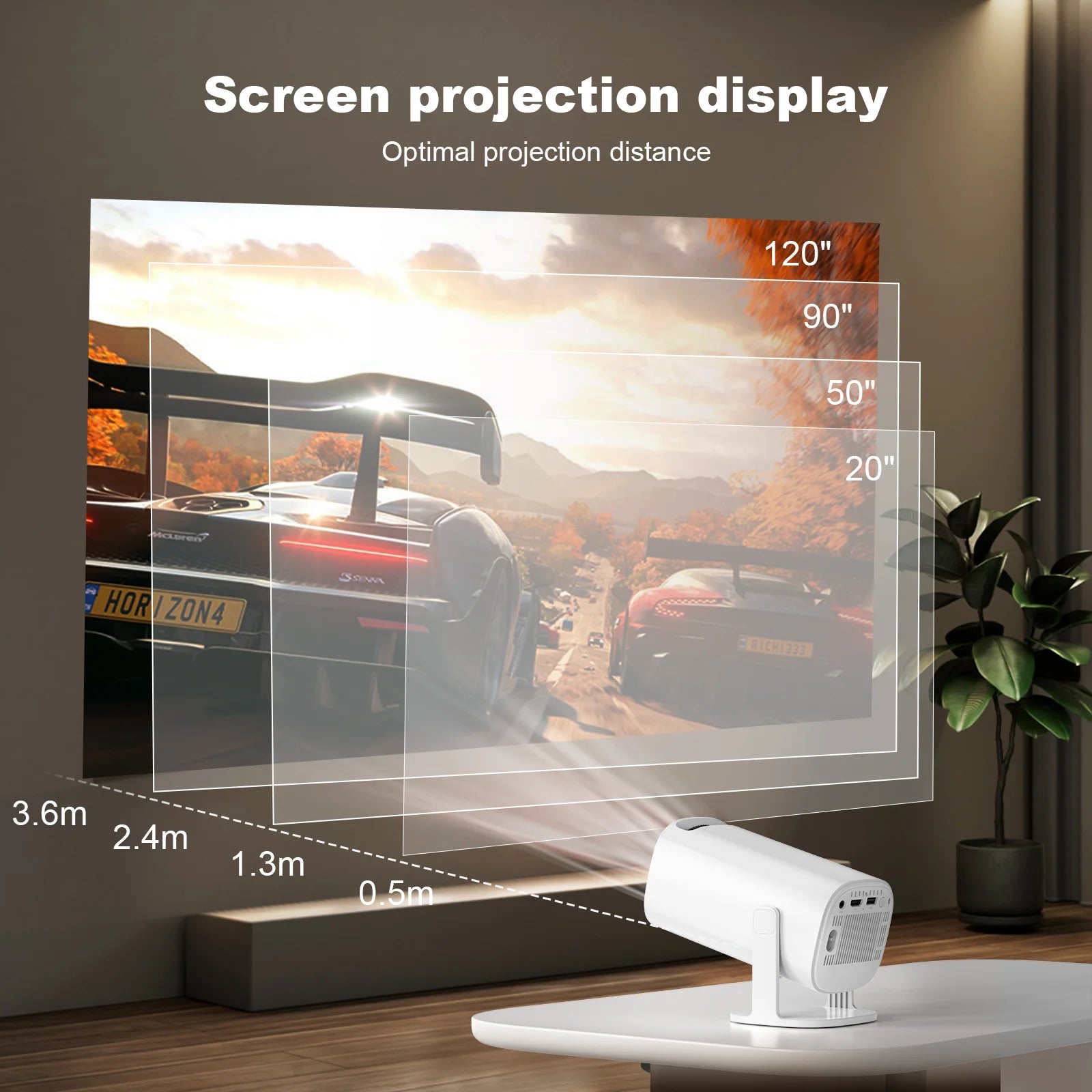 P30 Android 11 Projector Allwinner 713 Quad Core Support 2.4G/5G WiFi 4K 1080P BT5.0 1208*720P Home Cinema Portable Projector